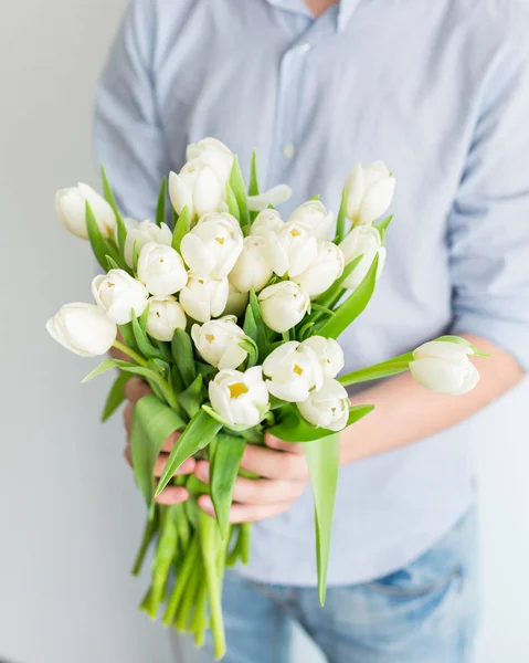 Beyaz Lale güzel bir buket