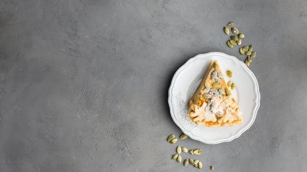 Kabak pasta ile sonbahar arka plan