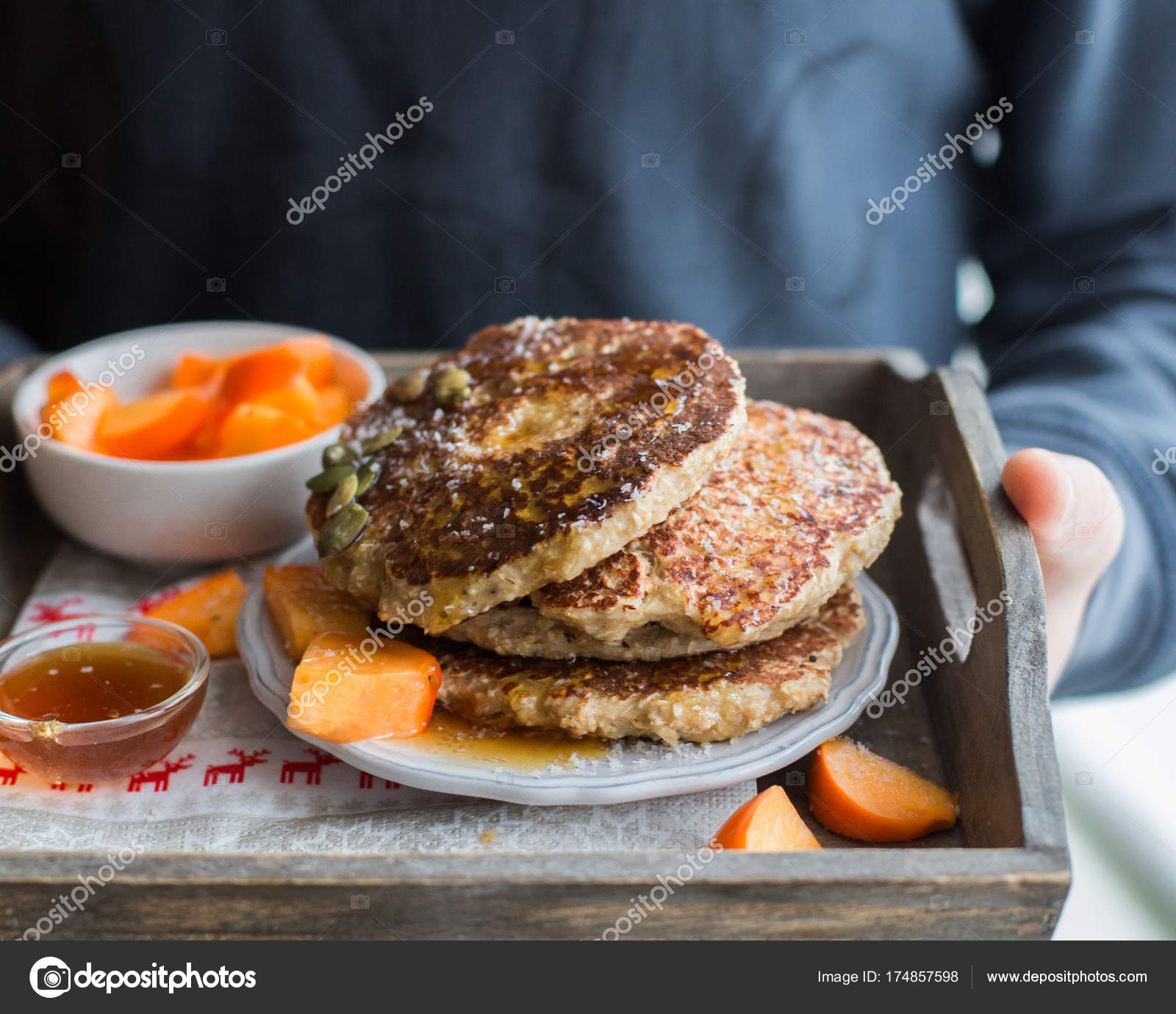 Protein Pancakes Tasty Useful Pancake Oatmeal Cottage Cheese Honey