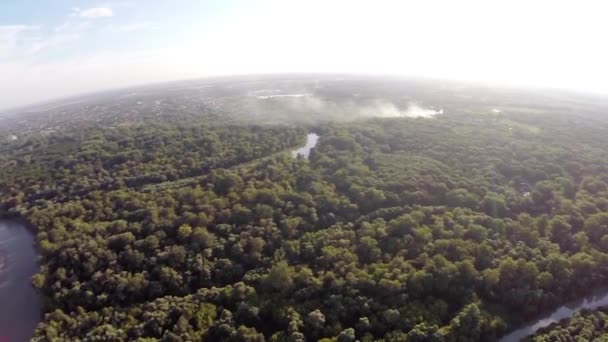 Fiume, vista dall'alto 10 — Video Stock