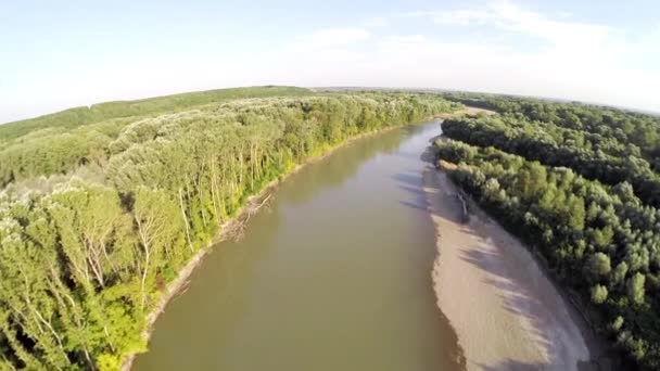 River, top view 9 — Stock Video