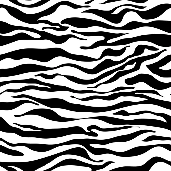 Zebra pattern as a background, vector illustration with seamless — Stockvector