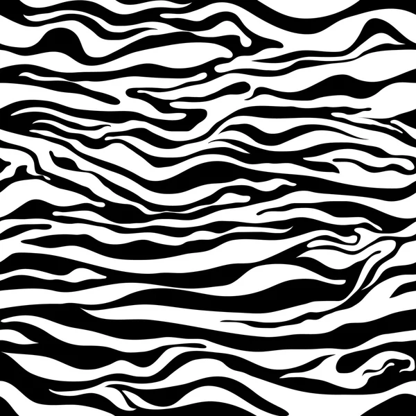 Zebra pattern as a background, vector illustration with seamless — Stok Vektör