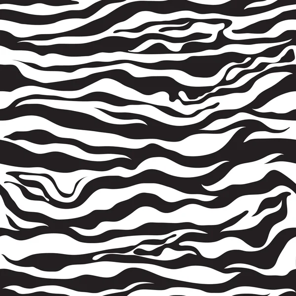 Zebra pattern as a background, vector illustration with seamless — Stok Vektör