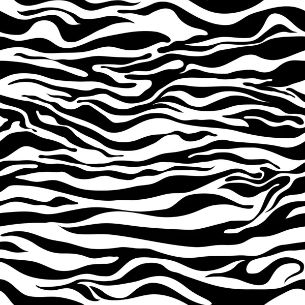 Zebra pattern as a background, vector illustration with seamless — Stockvector