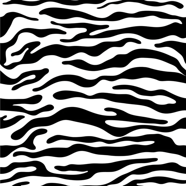Padrão de zebra como fundo, ilustração vetorial com sem costura — Vetor de Stock