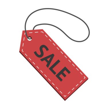 beyaz izole satış rozet