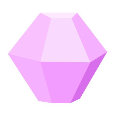 değerli taş, elmas renkli taş beyaz arka plan üzerinde izole