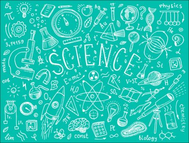 oyulmuş elle eski kroki ve vintage tarzı çizilmiş. bilimsel formüller ve fizik ve matematik, kimya ve Biyoloji veya beyaz tahta üzerinde astronomi hesaplamalara. Eğitim ve bilim.
