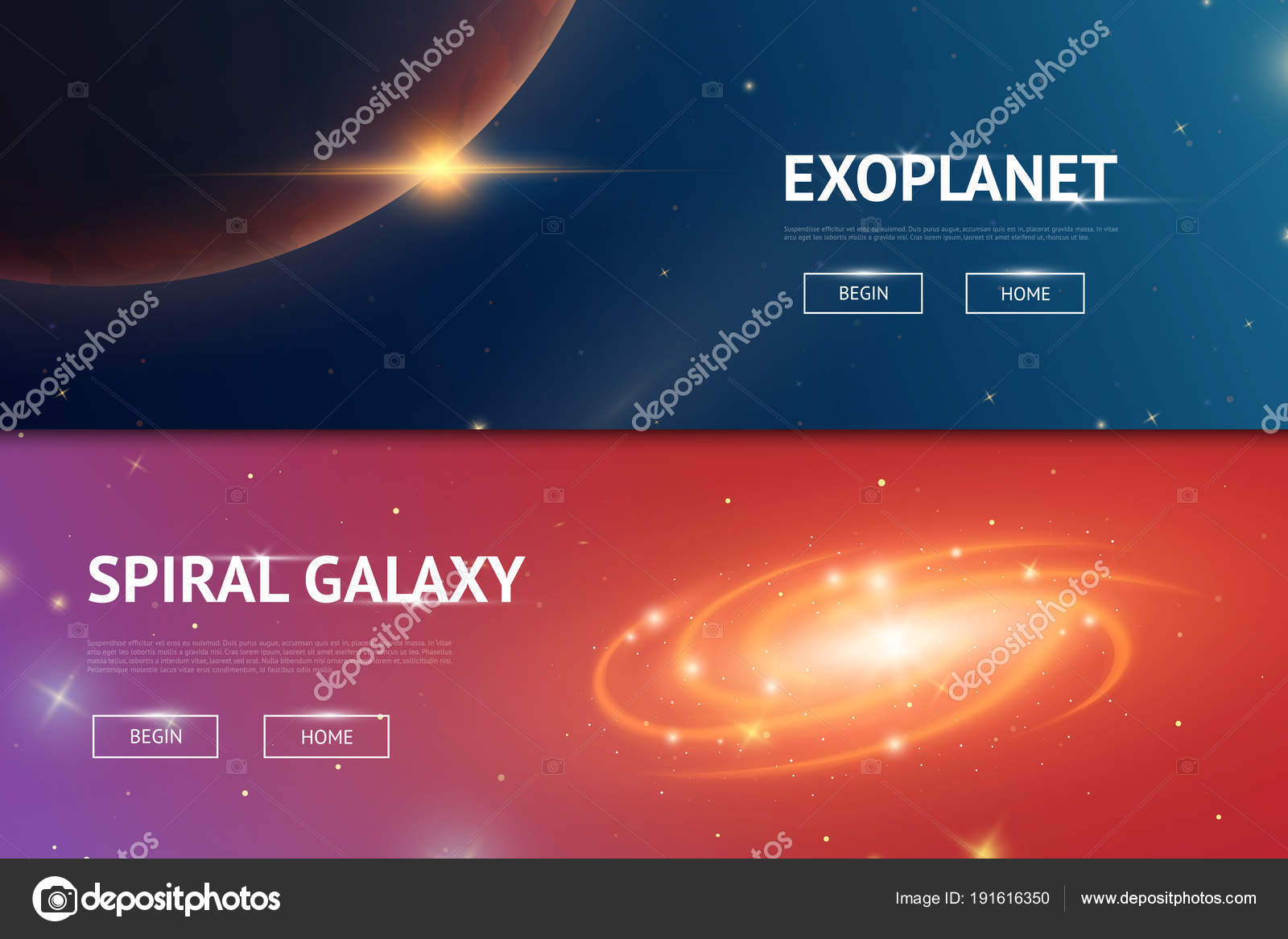 Fond Despace Galaxie Astronomique Planètes Du Système