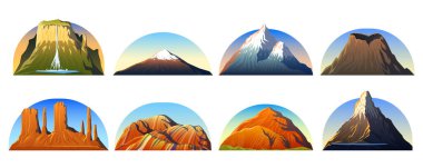 Dağlar tepeler, başlarında bir gün ışığı, büyük peyzaj ayarlayın. anıt Vadisi, matterhorn, roraima, fuji veya vesuvius, devils tower, herhangi bir zamanda veya gökkuşağı. seyahat veya kamp, tırmanma. Açık tepe üstleri