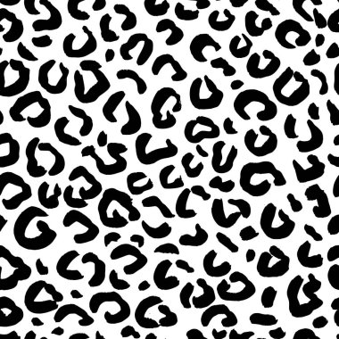 Hayvani, pürüzsüz desen. Memeliler Kürkü. Parmak izi derisi. Avcı kamuflajı. Leopar Çita Jaguar. Yazdırılabilir Arkaplan. Vektör illüstrasyonu.