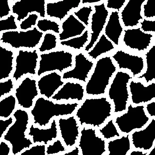 Een dierlijk naadloos patroon. Giraffe textuur. Zoogdieren baren. Print huid. Roofdier Camouflage. Afdrukbare achtergrond. Vectorillustratie. — Stockvector