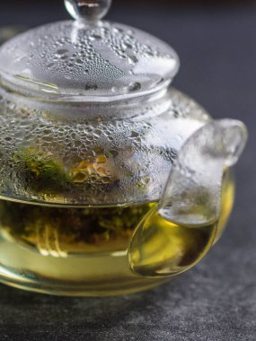 cam demlik çay otlar yapılan.