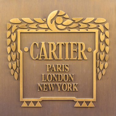 Amsterdam , the Netherlands - April 13, 2016: Cartier store sign clipart
