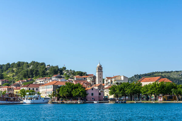 Skradin village on Krka river