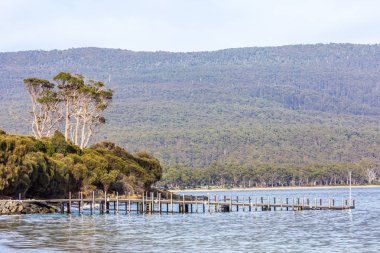 Macera Bay Avustralya iskelede
