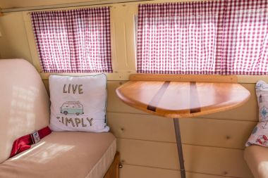 Vw kombi panelinin Retro iç 