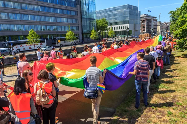 Pride chodit v Haagu — Stock fotografie