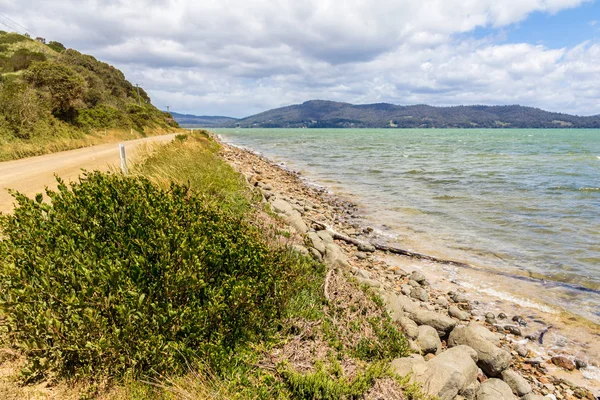 Collo di Bruny Island e istmo bay, Tasmania, Australia — Foto Stock