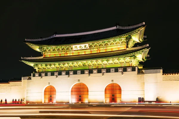 Portão de Gwanghwamun em Seul — Fotografia de Stock