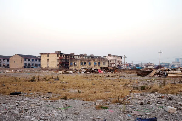Velha paisagem destruída em Ningbo — Fotografia de Stock