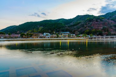 Arashiyama Kyoto Japonya turist alan