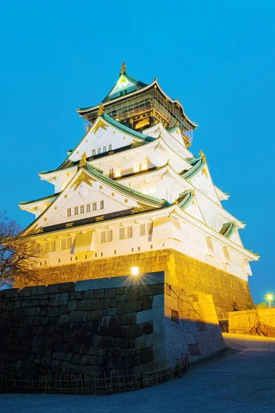 Gece zaman Himeji Kalesi