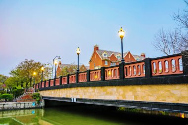 Thames şehirdeki gece çekimi