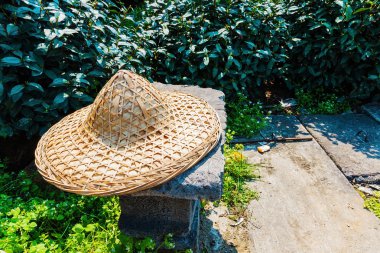 Geleneksel tarzı çay çiftçiler şapka