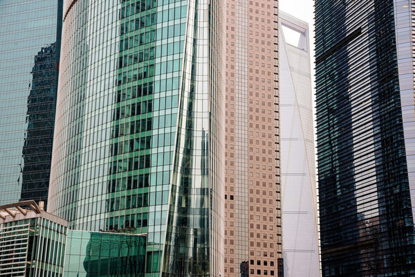 Office buildings in Shanghai financial district