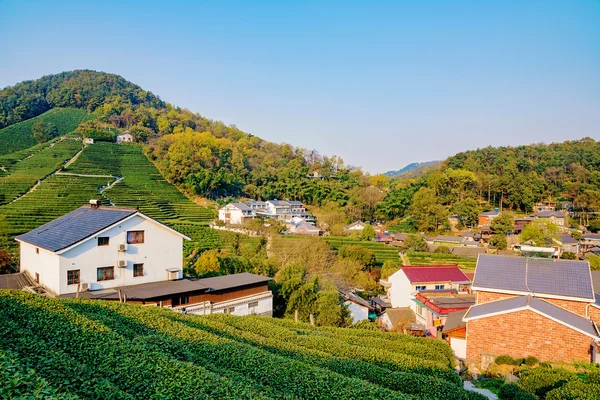 Село в Longjing — стокове фото