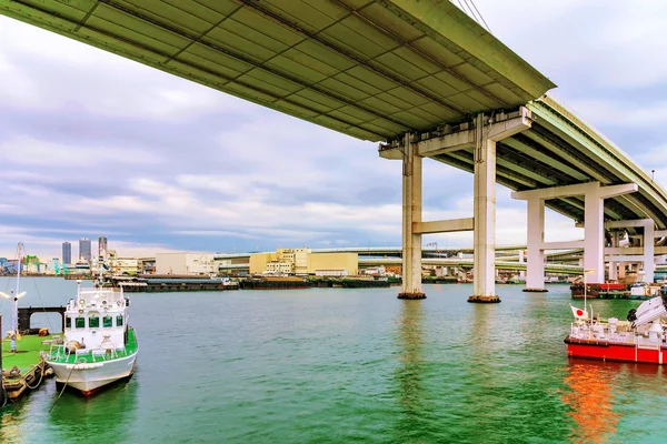 Tempozan-Brücke in Osaka — Stockfoto