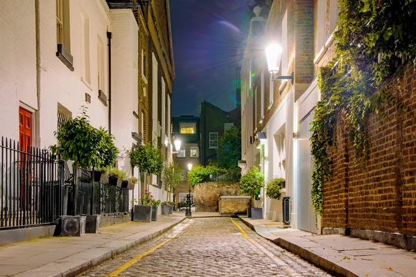 Residential area at night