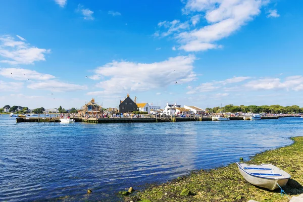 Weergave van Christchurch stad op een zonnige dag — Stockfoto