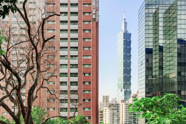 Görünümü, Taipei 101 ve modern mimari