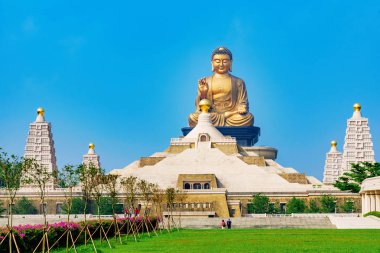 Fo Guang Shan Buddha statue clipart