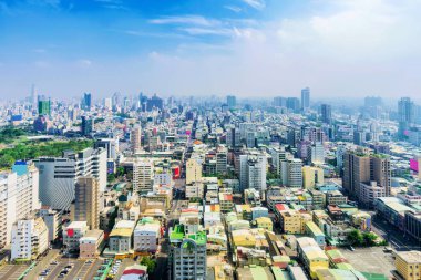 Kaohsiung şehir merkezinde görünümünü
