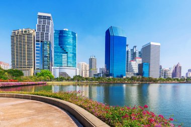 Yüksek binaların görünümünü