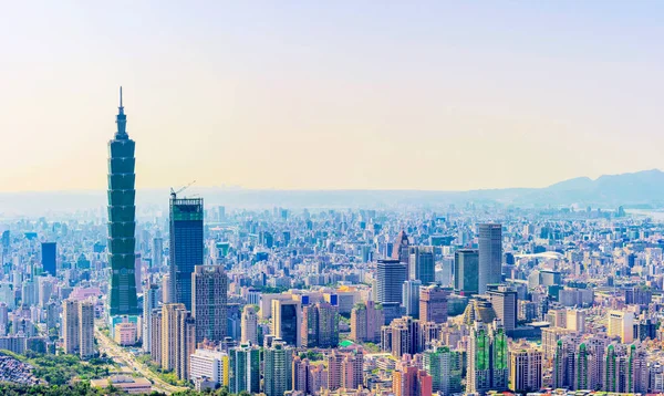 Panorama de Taipei — Fotografia de Stock