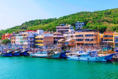 Balıkçı kasabası Tayvan