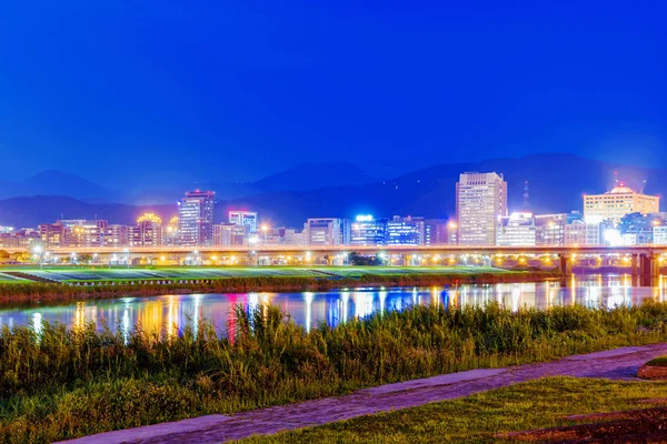 Vista al río de Taipei — Foto de Stock