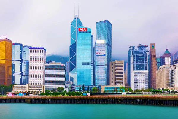 Bâtiments du quartier financier de Hong Kong — Photo