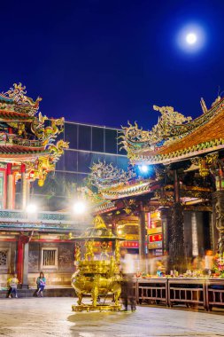 Longshan tapınak mimarisi geceleri