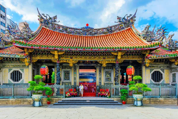 Arquitectura del templo de Longshan — Foto de Stock
