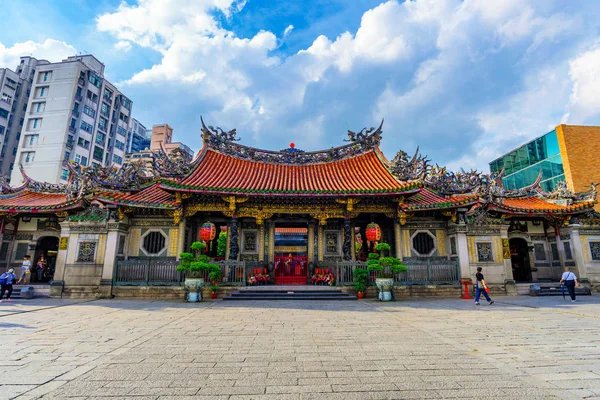 Arquitectura del templo de Longshan — Foto de Stock