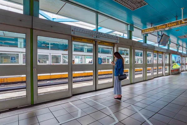 Estación MRT de fuxing Zhongxio — Foto de Stock