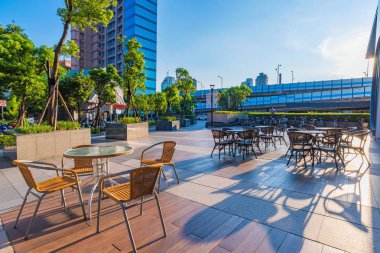 Cafe alanı dışında alışveriş merkezi