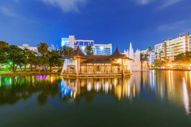 Taichung park geceleri