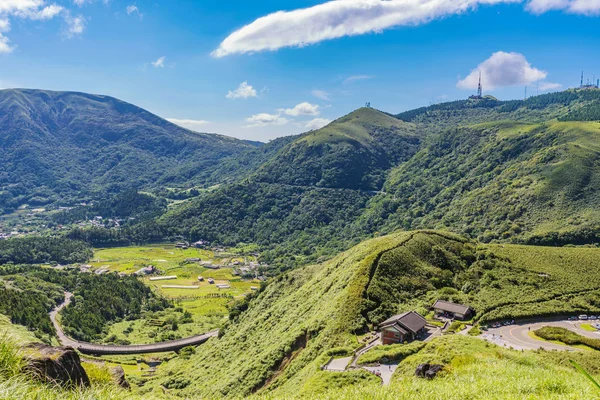Yangmingshan kırsal manzara